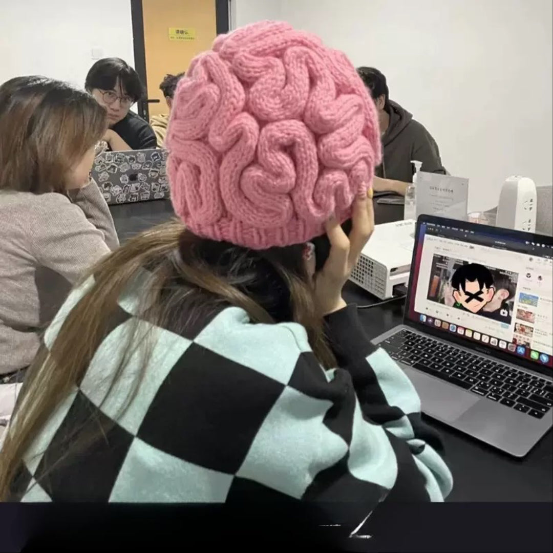 The Brain Beanie - Put Your Thinking Cap On!