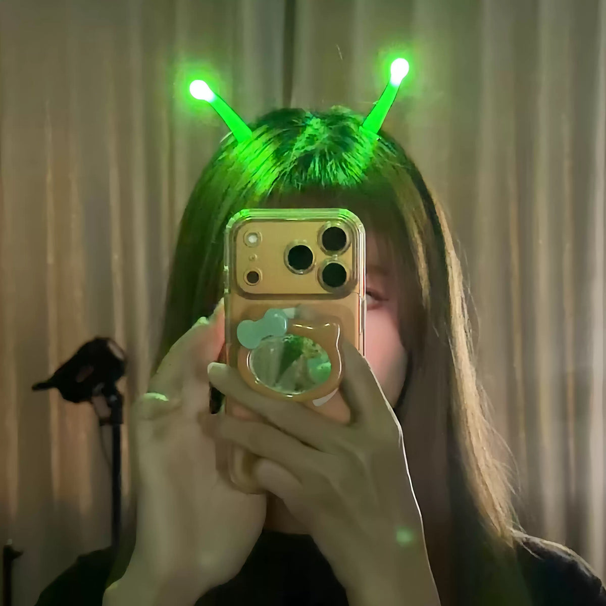 Neon Alien Glow Headband